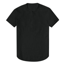 Load image into Gallery viewer, Slim Fit Tees Tops Male Breathable Linen Shirt Men's Casual Blouse Cotton Linen shirt Loose Tops Short Sleeve Tee Shirt S-2XL