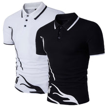 Load image into Gallery viewer, summer new Polo shirt men short-sleeved casual Slim solid color Polo shirt shrink-proof quick-drying outdoor leisure POLO shirt