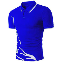 Load image into Gallery viewer, summer new Polo shirt men short-sleeved casual Slim solid color Polo shirt shrink-proof quick-drying outdoor leisure POLO shirt