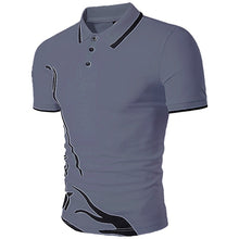 Load image into Gallery viewer, summer new Polo shirt men short-sleeved casual Slim solid color Polo shirt shrink-proof quick-drying outdoor leisure POLO shirt